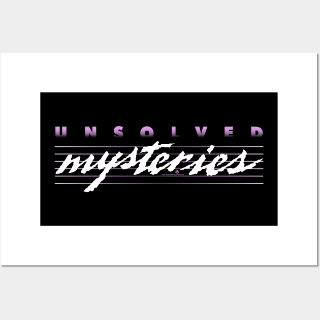 Unsolved Mysteries Wall Art by Turnbill Truth Designs